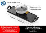 2200W Electric Grills Griddles Skillets smoke free , 220V Electric Barbecue