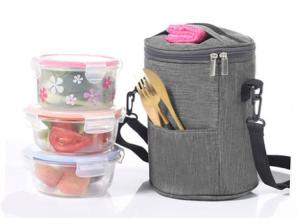 Quality Round Insulated reusable custom cooler bag aluminium foil lunch bags wholesale