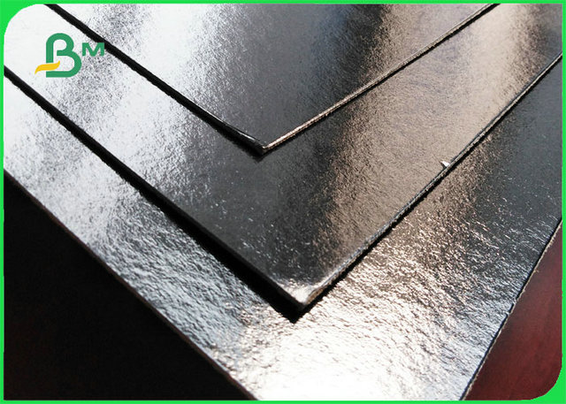 800gsm 1000gsm High glossy Laminated black cardboard For flower packaging box