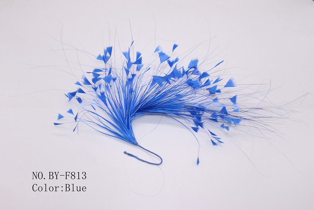 Millinery Supplies Party Decoration Goose Feather Tree With Wire Accessory
