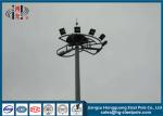 Conical High Mast Light Pole Q345 ISO9001 Hot Dip Galvanised Light Pole