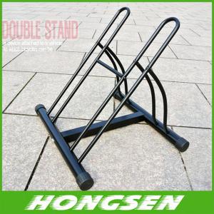 Quality Two position steel bicycle wheel racks stand for parking wholesale