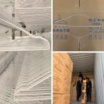 White Color 2.3mm Wire Shirt Hangers Wholesale In Gulf Countries