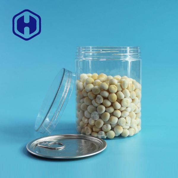 305# 500ml PET Can Transparent Canned Packaging Snack Chewing Gum Food Plastic