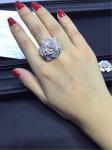 P Rose ring 18k gold white gold yellow gold rose gold diamond ring Jewelry