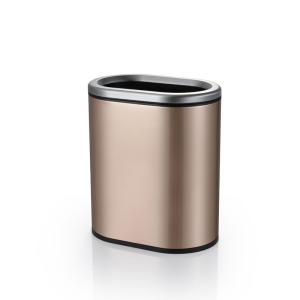 Quality 3.17 Gallon Stainless Steel Bathroom Trash Can wholesale