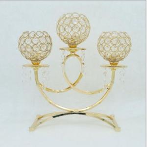 Quality Decorative Corrosion Resistant H350mm Metal Candle Holders wholesale