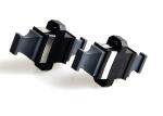 MPO MTP Flange Fiber Optic Adapter Black Bare Fiber Adapter APC Polished