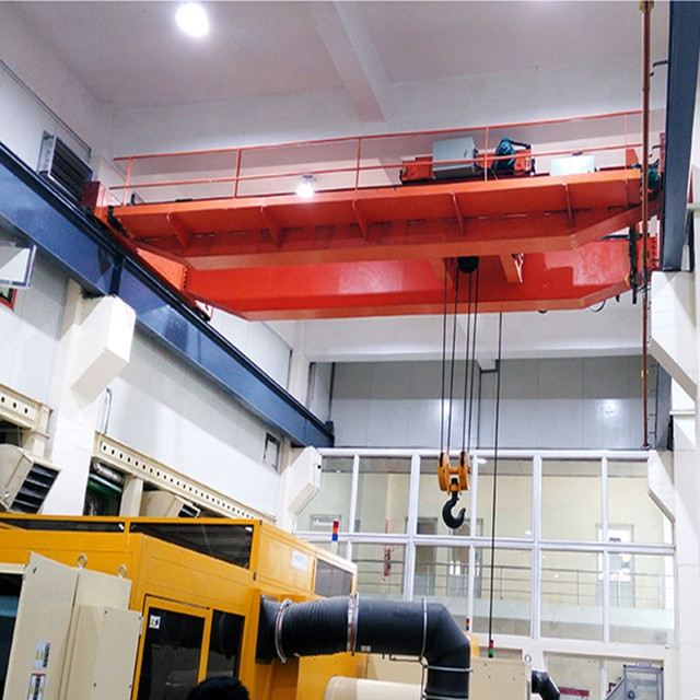 LH Model Double Girder Overhead Crane 3 - 32 ton Capacity With Electric Hoist 31.5 m