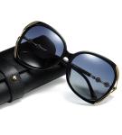 UV400 Square Luxury Sunglasses Designer Authentic Round Retro Ladies Shades
