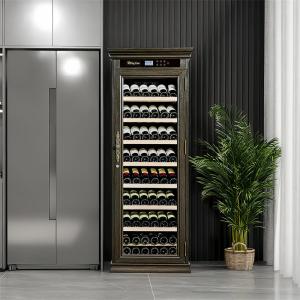 Quality Wood Frame Drinks Refrigerator Freestanding Kitchen Wine Cooler Cabinet wholesale
