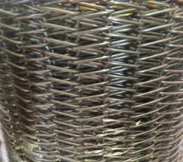 Quality Chain Link Flat Wire Diamond Mesh Steel Screen Conveyor Belt wholesale
