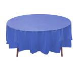 Round Disposable Plastic Tablecloths , Disposable Party Table Covers