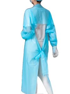 Quality Water Resistant Disposable CPE Gown , Plastic Medical Gowns Breathable wholesale