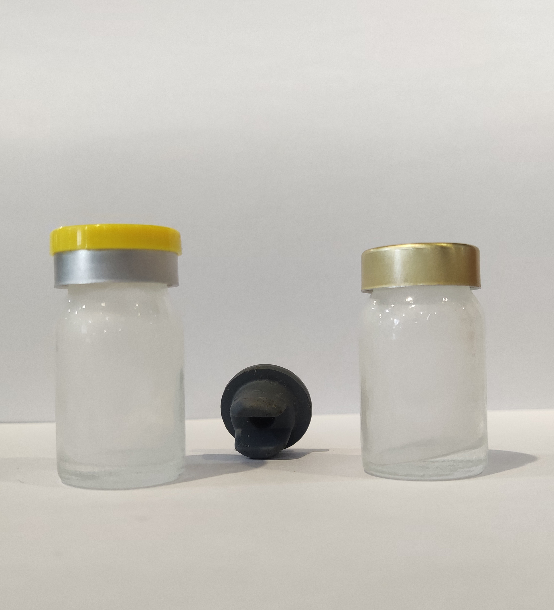 15ml Glass Vials Hot Stamping Surface Handling For Medicine Bottles Base Material Glass