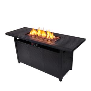 Quality Portable Butane Rectangular Table Top Fire Pit For Restaurants wholesale