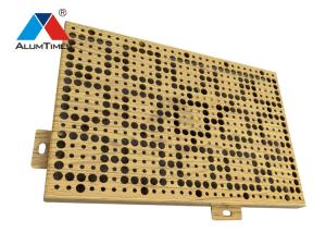 Quality Fire Resistant Perforated Aluminum Wall Panel With 2.0mm 2.5mm 3.0mm Thickness wholesale