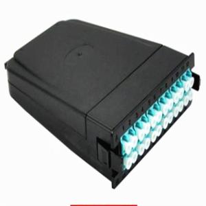 Quality Fiber optic 40g 100g OM3 MTP MPO cassette mpo box wholesale