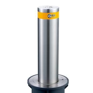 Quality 304 Stainless Steel Telescopic Bollards 110KG Hydraulic Retractable Bollards H 1.1m wholesale