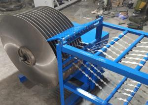 China Galvanized 3.0kw 0.45mm Razor Wire Making Machine on sale