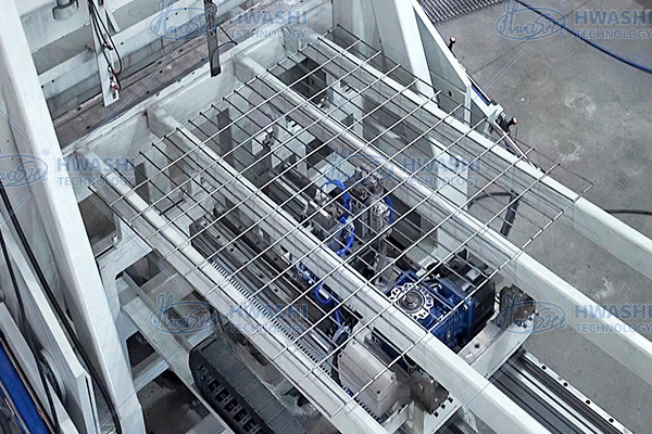 Advanced Automatic Wire Shelf Welding Machine For Wire Mesh Deck Shelving Production Line