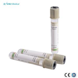 Quality Medical Gray Vacuum Blood Collection Glucose Tube Disposable CE ISO Approved wholesale