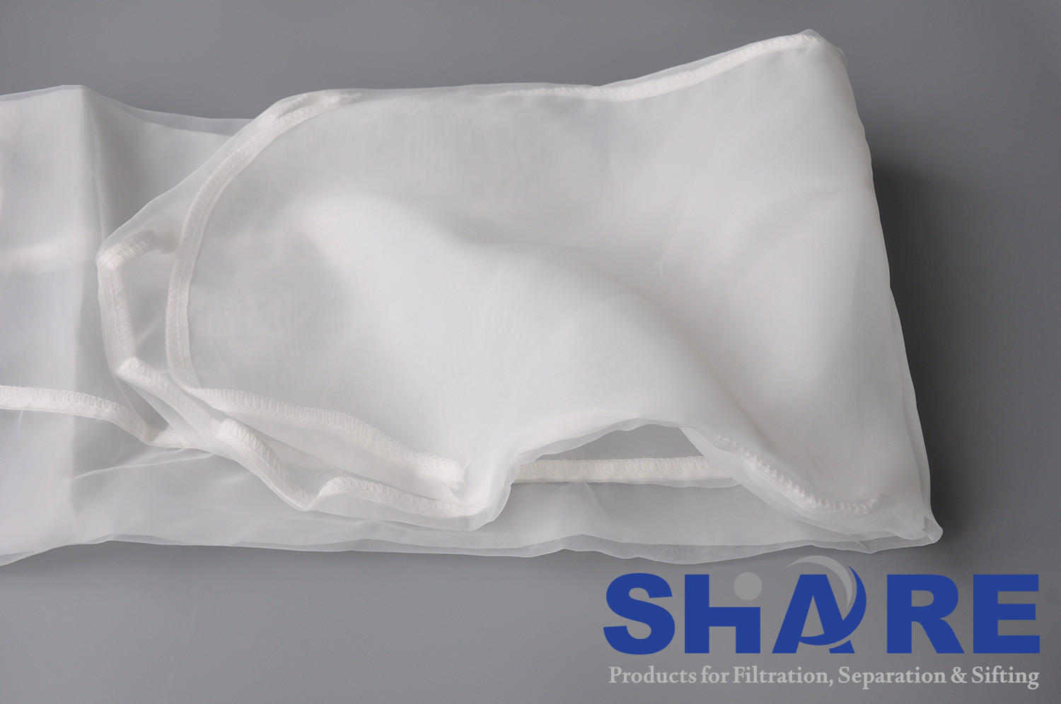 Monofilament Liquid Filter Bags With Drawstring As Top Collar Rating From 1um To 2000um