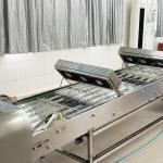 Stainless Steel Cone Production Accessories Marshalling Cooling Conveyor