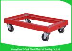 4 Wheels Heavy DutyPlastic Moving Dolly Big Capacity Long Service Life 612 * 412