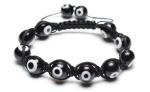 Shamballa Bracelet, Evil Eye Beads
