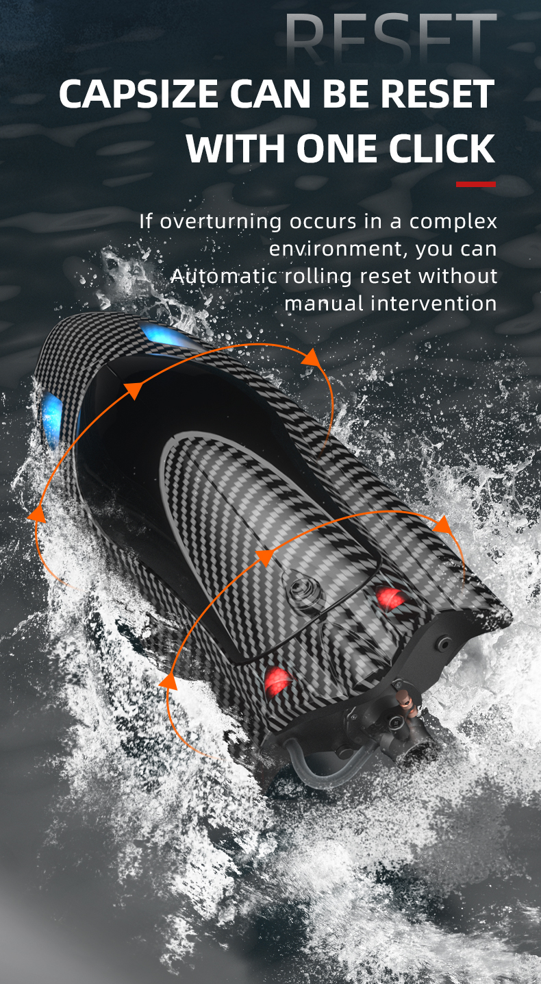 Indoor/Outdoor Outdoor Speed Turbojet Remote Control Boat for Adult and Children Fy011 2.4g Plastic Water Toy Boat