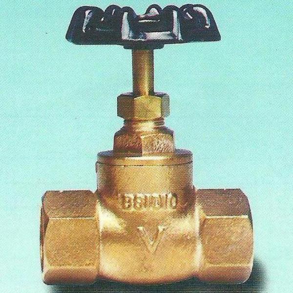 BS1010 - 2 Gunmetal Stop Brass Gate Valves Wheel Handle 1/2in - 2in Loose Jumper