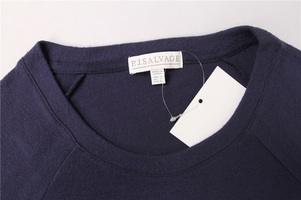 Stockpapa Pullover Cotton Ladies Crop Top Custom Women Crewneck Sweatshirt