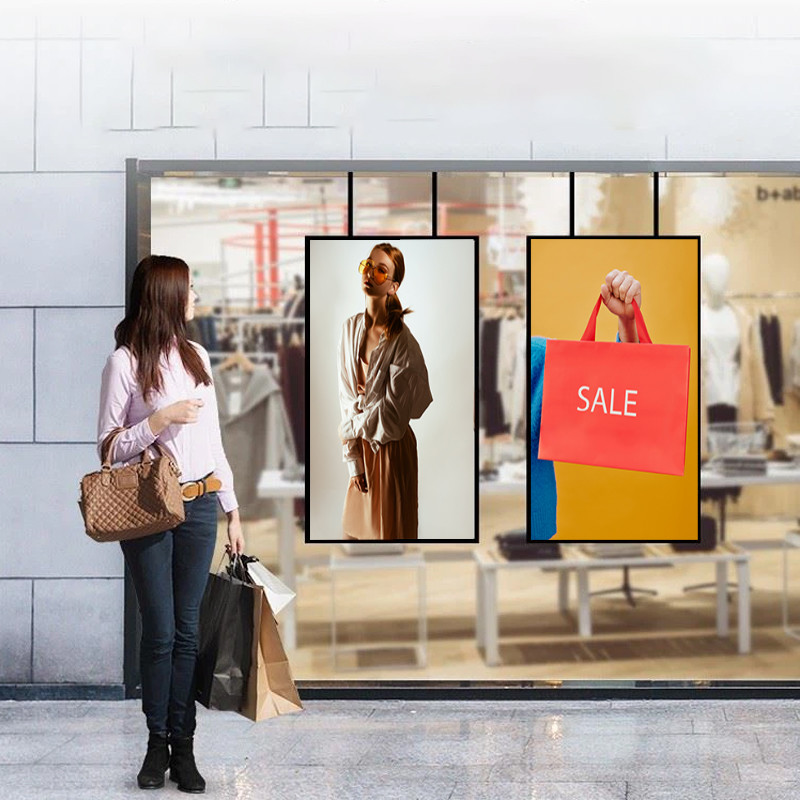 Shop Window Digital TFT LCD Display 3840 X 2160 UHD High Brightness 700 - 3000 Nits