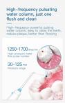 Teeth Whitening Countertop Water Flosser 600ml Electric Jet