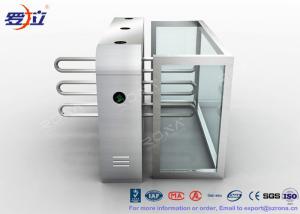 Quality Fingerprint Reader Waist Height Turnstiles Stainless Steel Turnstyle Gate For Access Control wholesale
