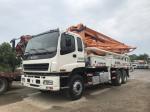 ISO90001 Approved Used Cement Truck , Concrete Pumping Truck 37 Meters