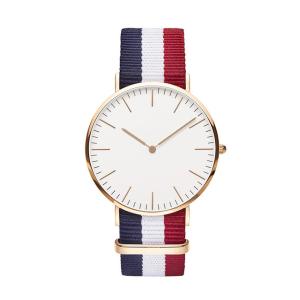 Quality ODM Women Quartz Wrist Watch 5ATM Waterproof Nylon Band Watch wholesale