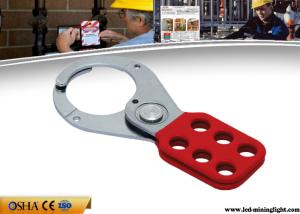 Quality 90g 38 Mm Diameter Safety Lock Out Red Colour Steel Vinyl Coated Rust Proof wholesale