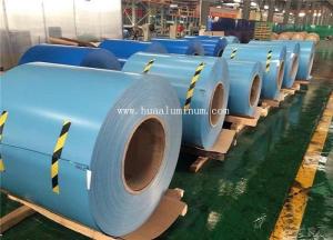 Quality H116 6mm Tickness Painted Aluminum Coil With Blue Color Coated wholesale