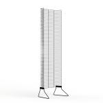 Single Powder Wing Metal Display Racks Knockdown Structure