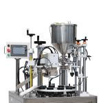 Semi Automatic Shampoo Plastic Tube Filling Sealing Machine Speed 30 Tubes/min