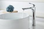 Single Hole 12L/Min Hot Cold Water Wash Basin Faucet