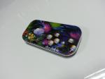 Painted Square Tin Containers Box For Eraser / Pen / Stationery