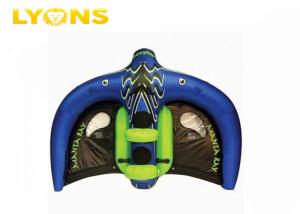 Quality Bule Inflatable Water Toys , Stimulated Inflatable Flying Manta Ray wholesale