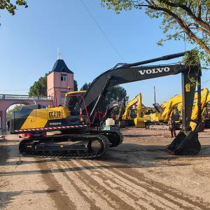 Quality Tracked EC210 Second Hand Volvo Excavators 21 T Building Earth Excavating Equipment wholesale