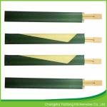 24 cm Twins Bamboo Chopsticks；Natural Twins Bamboo Chopsticks; Open Paper