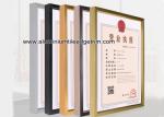 Brushed Effect Hanging Metal Photo Frame With Gold / Copper / Black