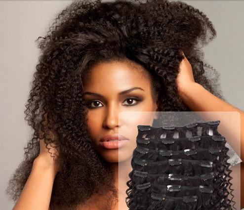 Pre-bonded Brazilian Tangle Free Clip In Hair Extension Straight 24 inch human