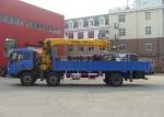 Advanced 8T XCMG Fast Telescopic Boom Truck Mounted Crane Driven By Hydraulic